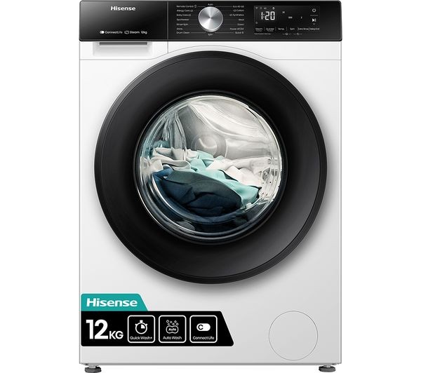 Hisense Hisense 3S Series 12kg 1400rpm Washing Machine - White