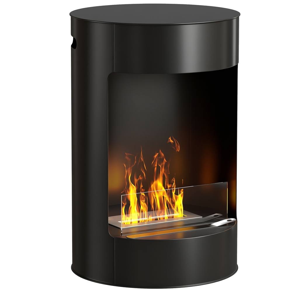 HOMCOM Black Bio Ethanol Fireplace Stove 2000W - image 2