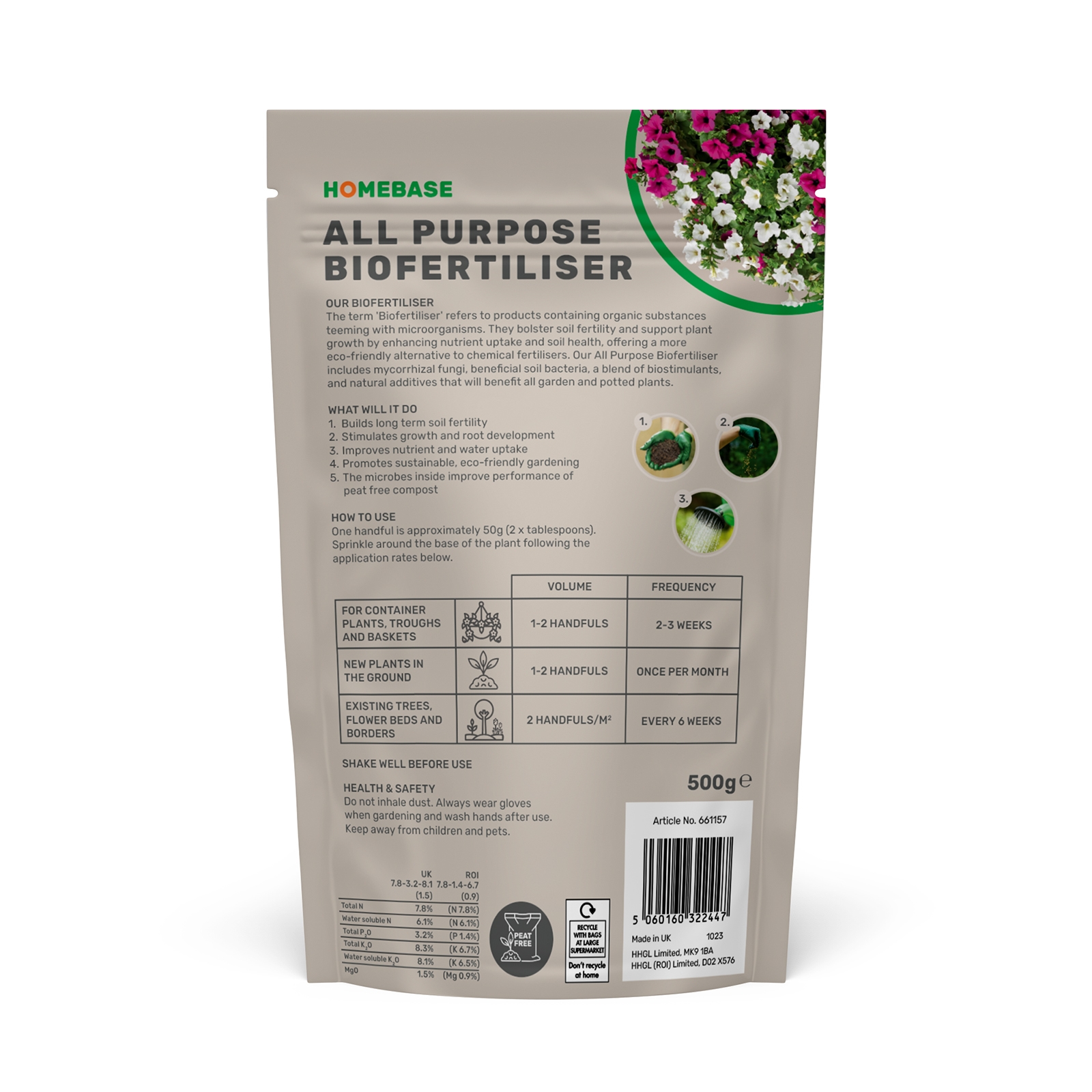 Homebase All Purpose BioFertiliser 500g - image 2