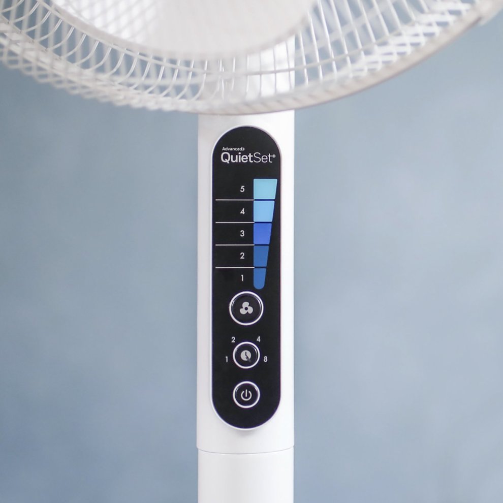Honeywell Advanced QuietSet White Pedestal Fan 16 inch - image 4