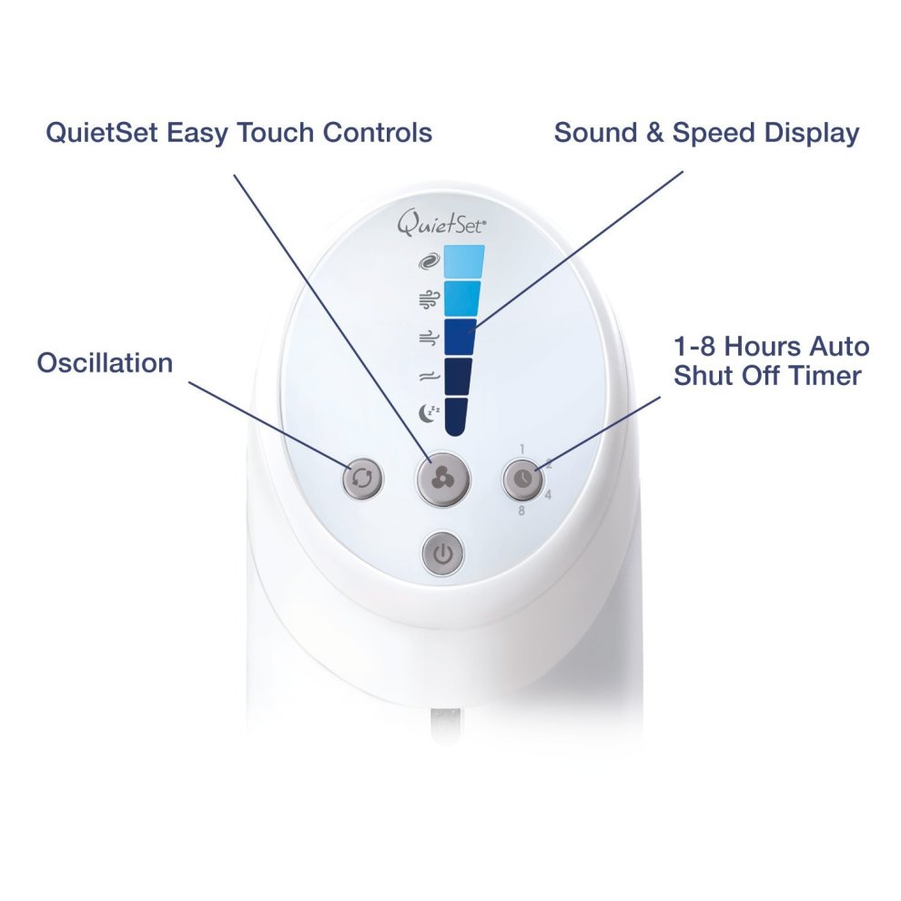 Honeywell QuietSet White Tower Fan 40 inch - image 3