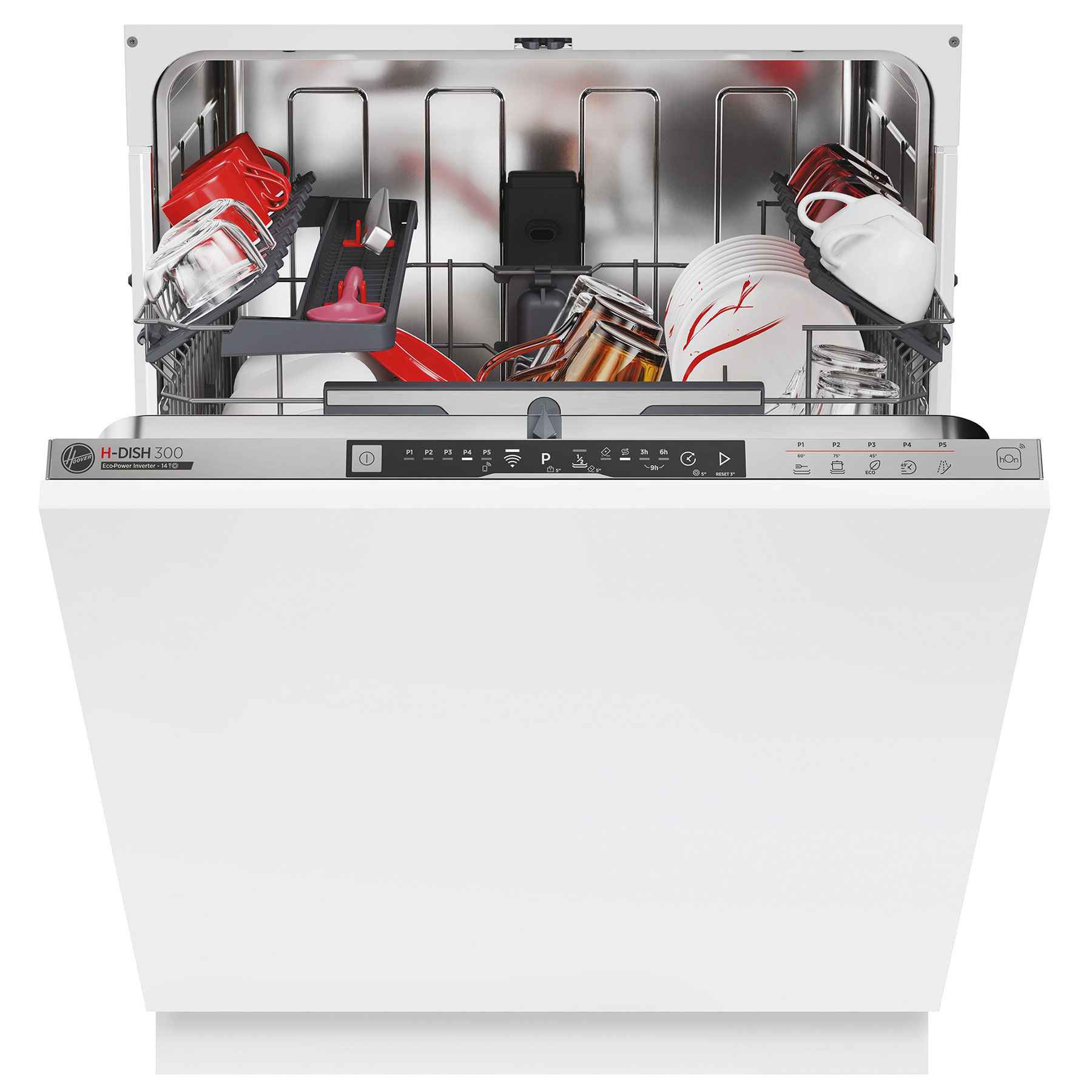 Hoover H-Dish 300 HI4E7L0S 14 Place Full Size Built in Dishwasher - image 2