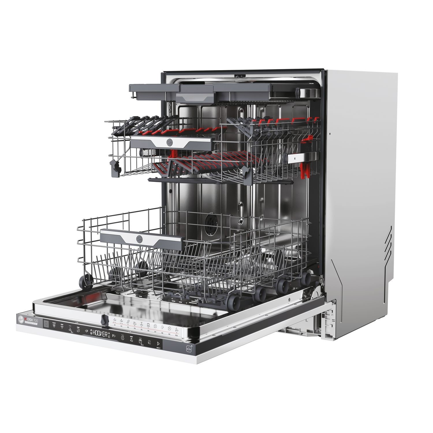 Hoover H-Dish 700 HI 6B2S3PSTA-80 16 Place Built in White Dishwasher - image 5