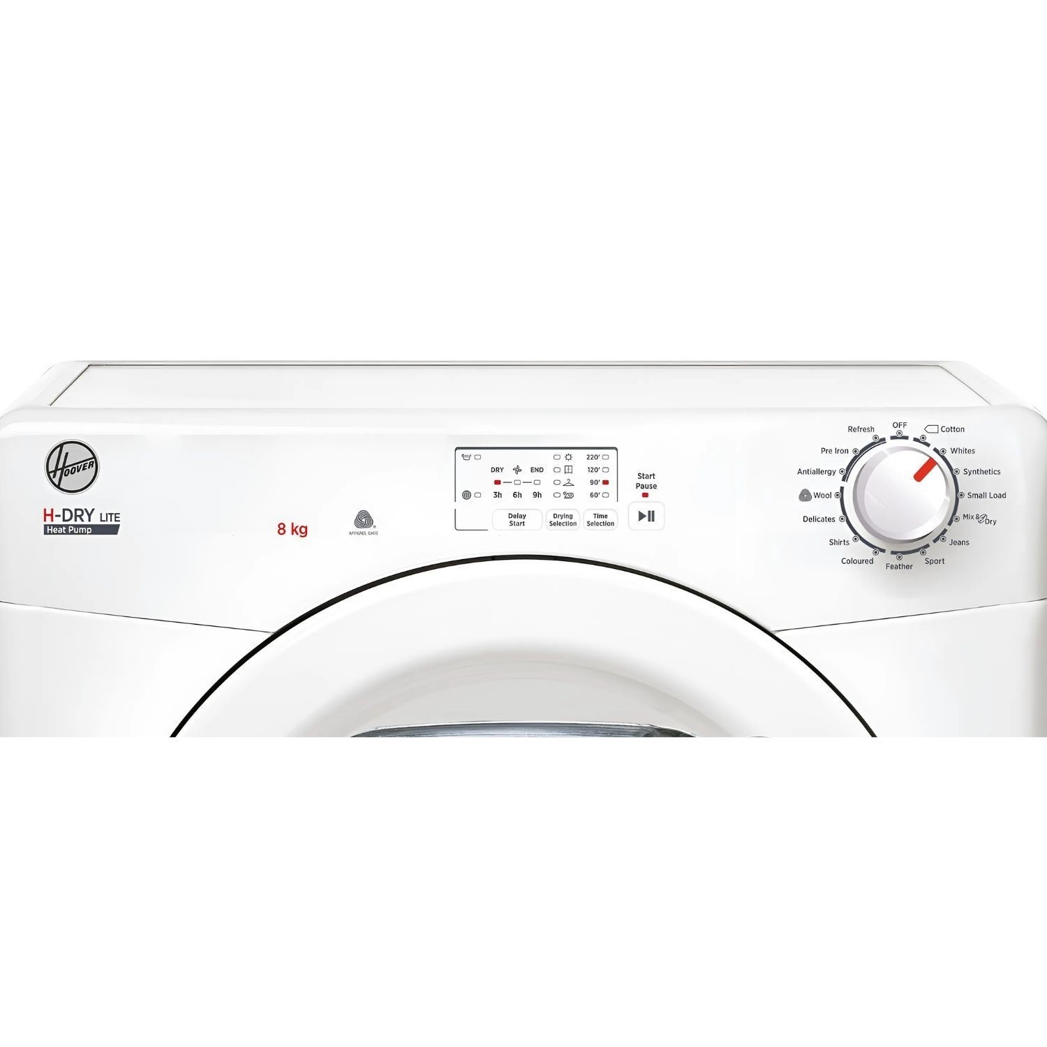 Hoover H-Dry 300 HLEH8A1LE 8KG A+ Heat Pump White Tumble Dryer - image 2