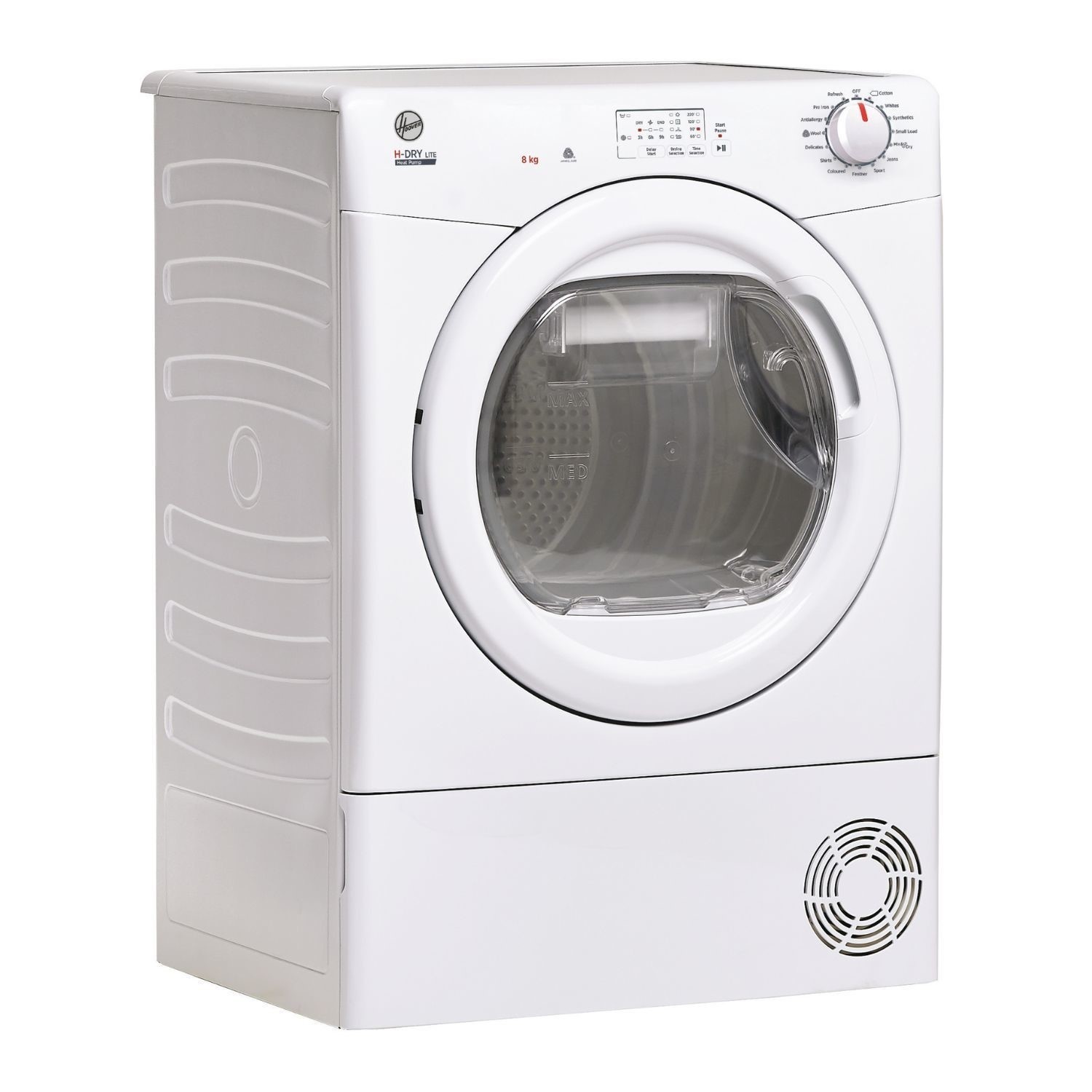 Hoover H-Dry 300 HLEH8A1LE 8KG A+ Heat Pump White Tumble Dryer - image 3