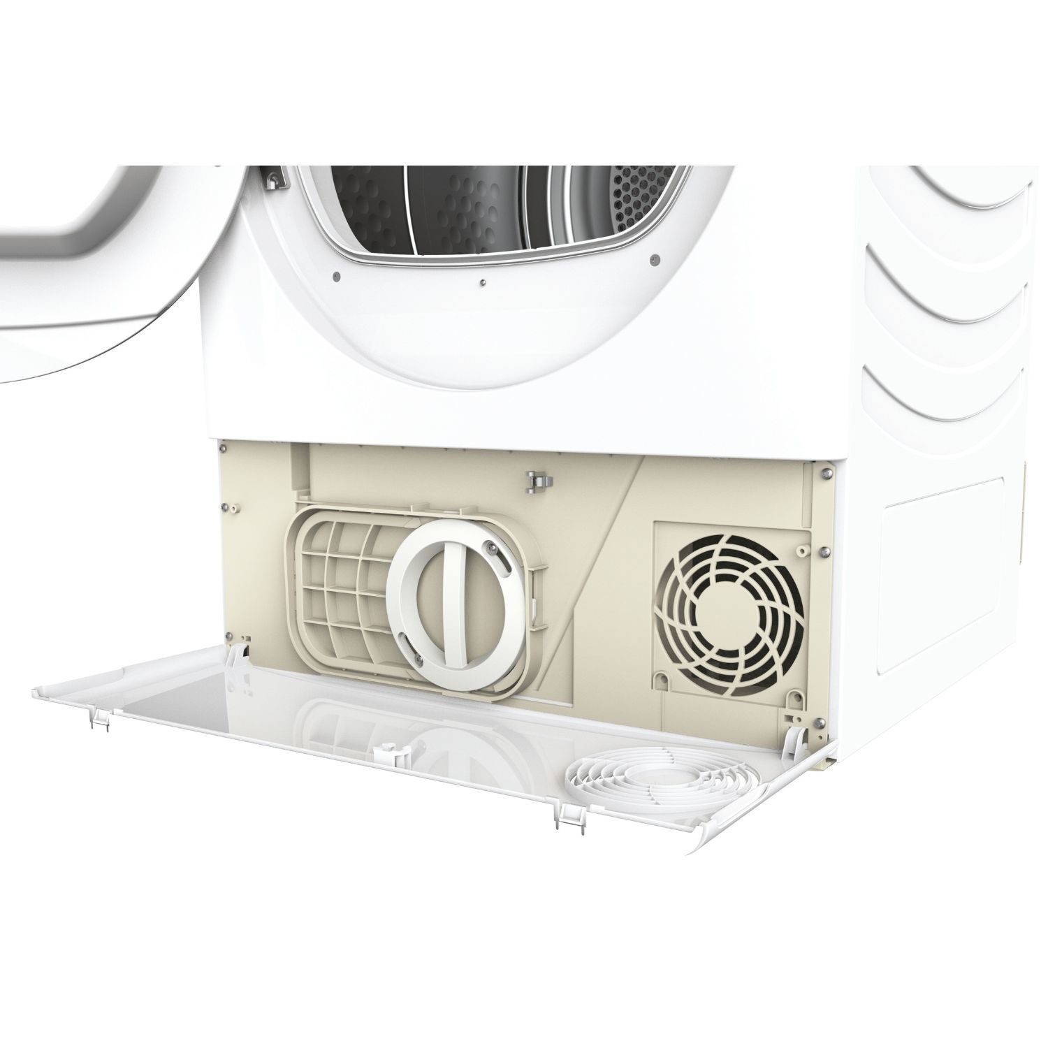 Hoover H-Dry 300 HLEH8A1LE 8KG A+ Heat Pump White Tumble Dryer - image 5