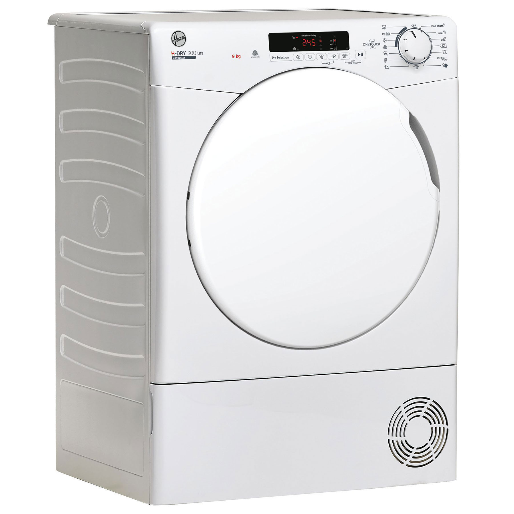 Hoover H-DRY 300 LITE HLEC9DF 9KG Condenser Freestanding White Tumble Dryer - image 3