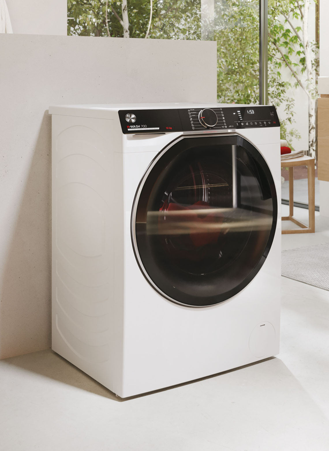 Hoover H-Wash 700 H7W412MBCR 12KG 1400RPM WIFI Graphite Washing Machine - image 2