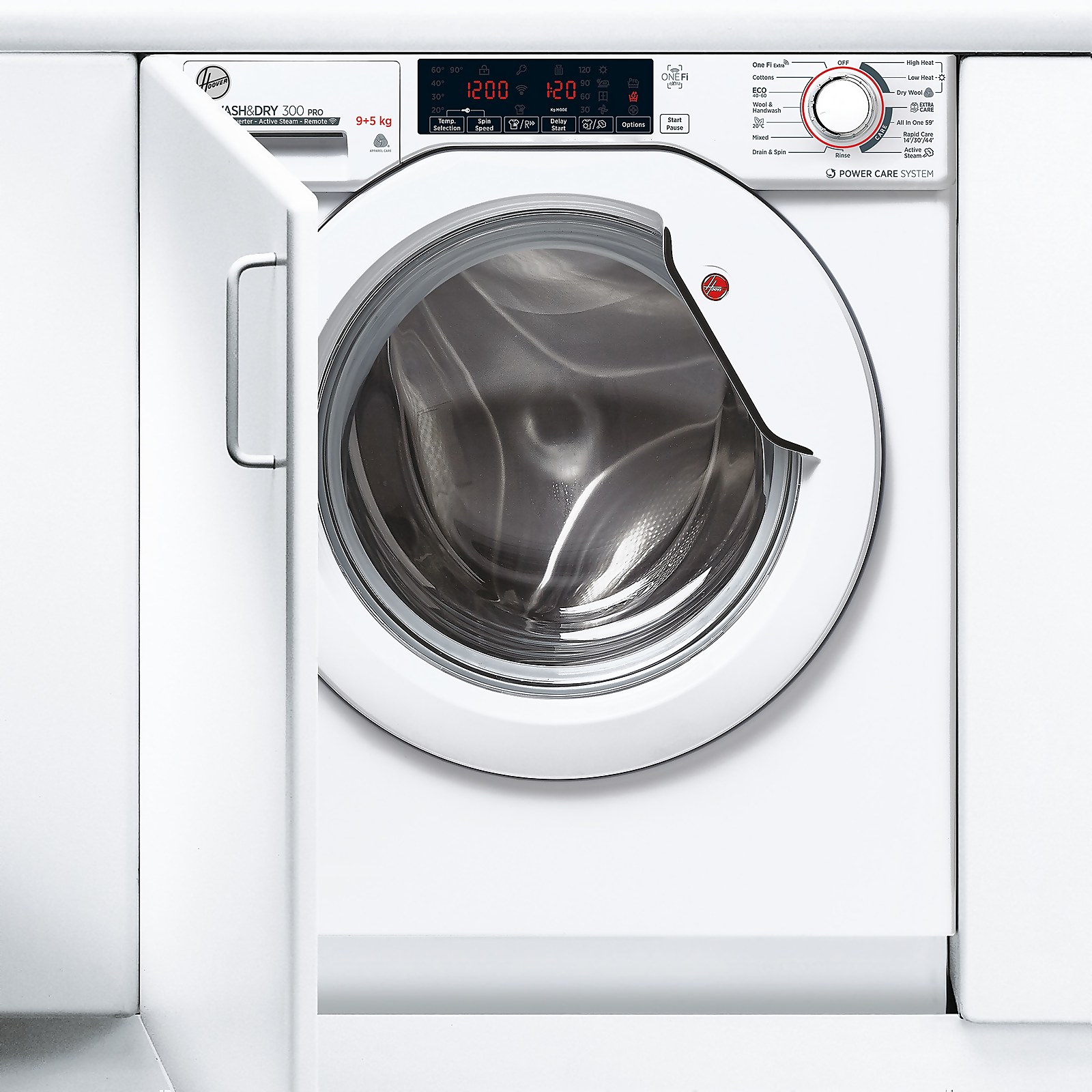 Hoover H-Wash & Dry 300 HBDOS695TAME 9&5KG 1600RPM White Built in Washer Dryer - image 2