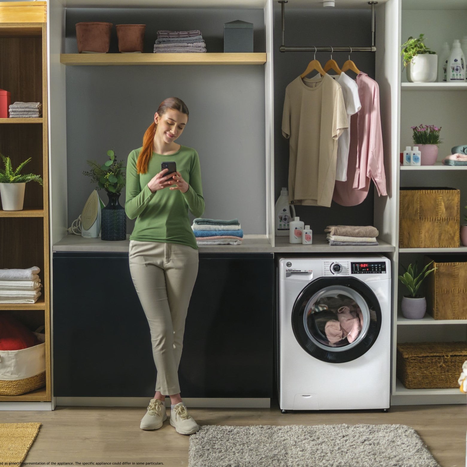 Hoover H-WASH&DRY 350 H3DPS4966TAMRR 9&6KG 1400RPM Graphite Washer Dryer - image 2