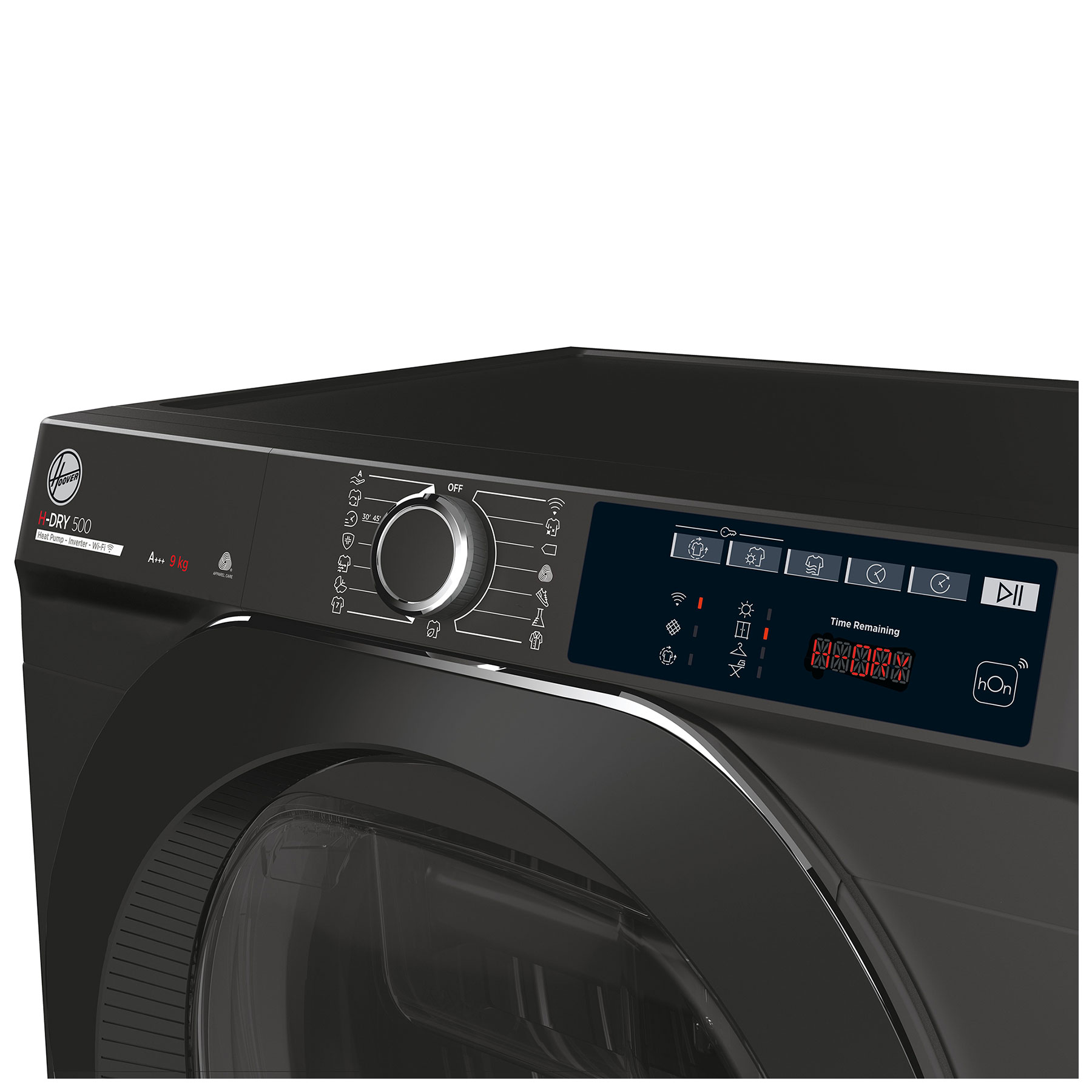 Hoover NDEH9A3TCBER 9KG A+++ Antracite Freestanding Heat Pump Tumble Dryer - image 3