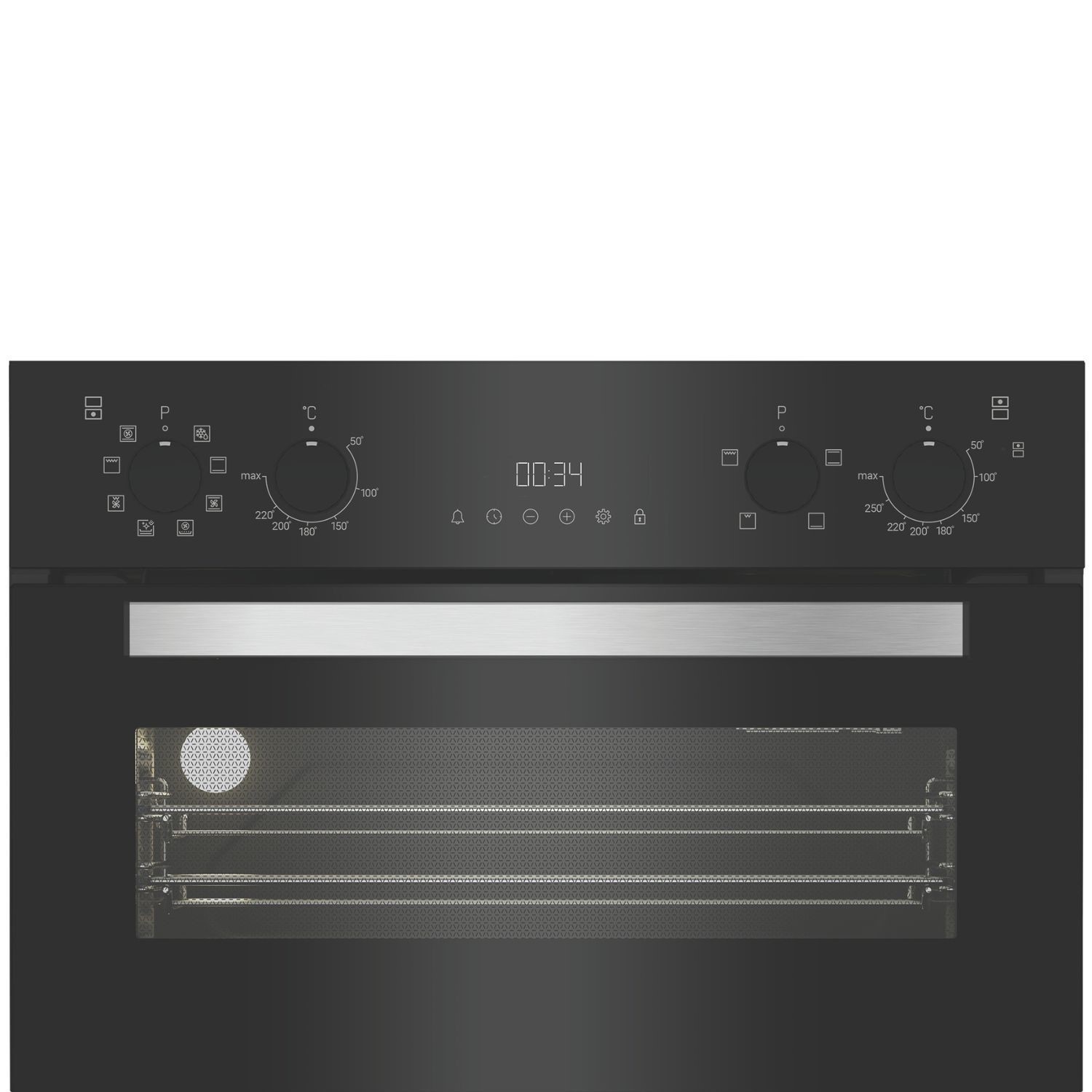 Hotpoint DIH82G1AB Black Built In Electric Fan Double Oven With Air Fry - image 3