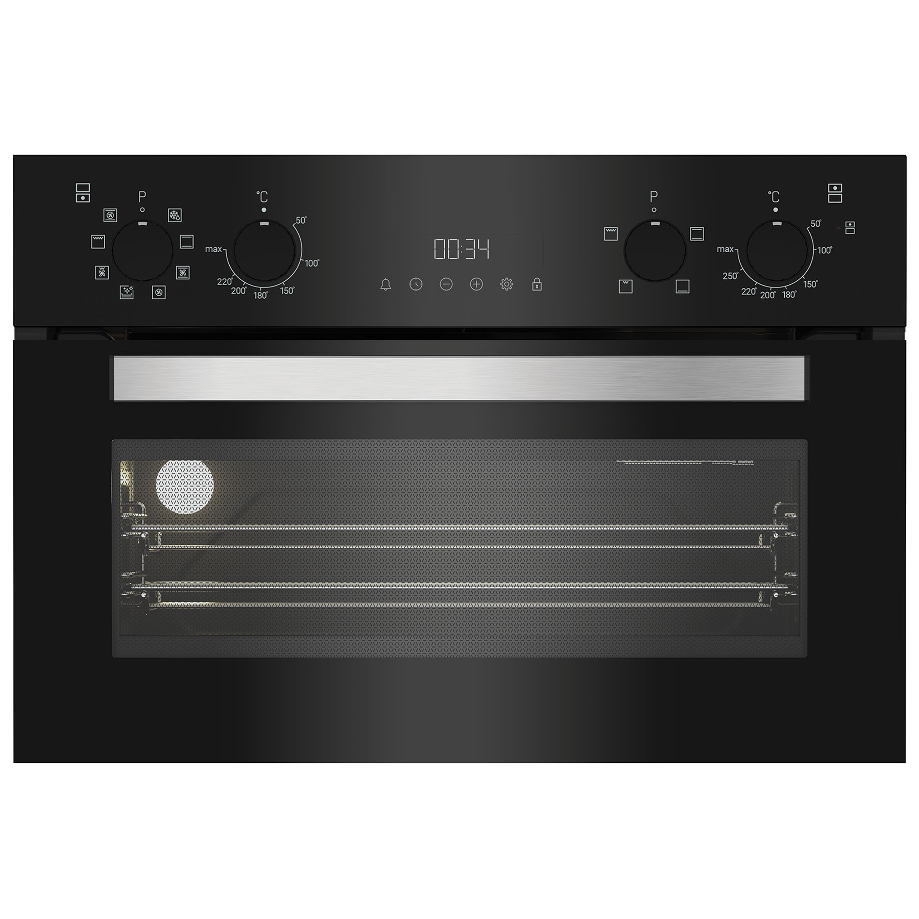 Hotpoint DIH82GB Black Built In Electric Multifunction Double Oven - image 3