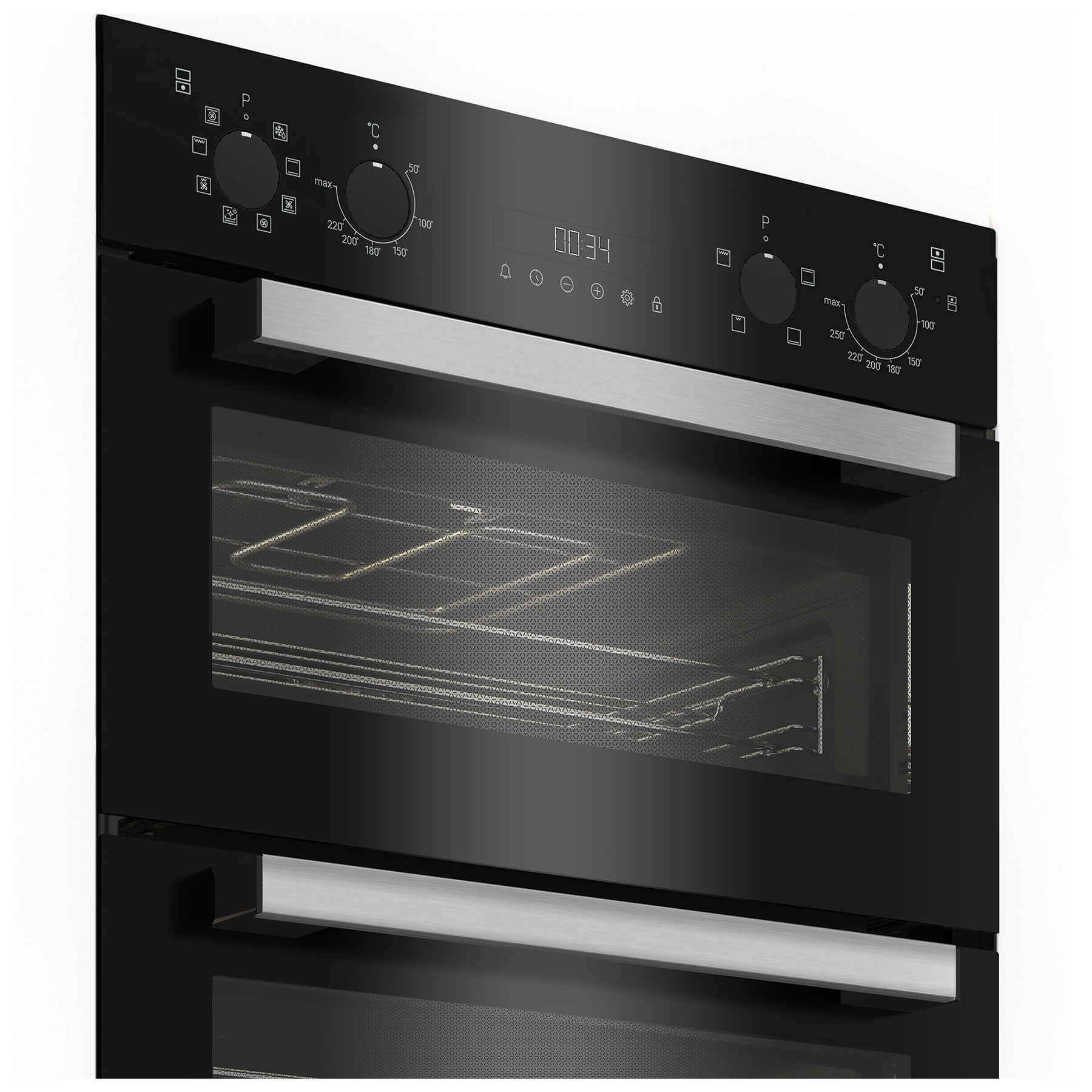 Hotpoint DIH82GB Black Built In Electric Multifunction Double Oven - image 4