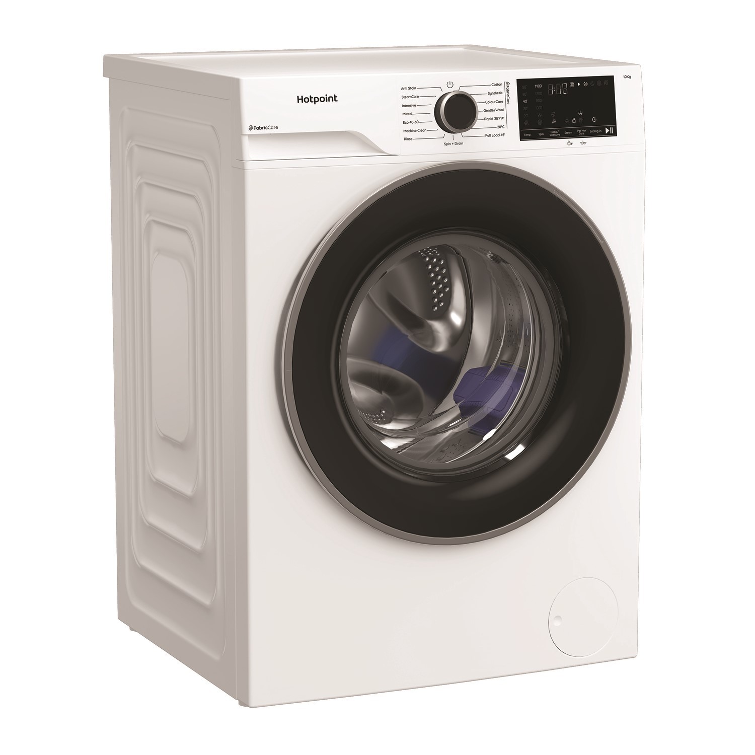 Hotpoint HB103CAREUK White Fabric Care 10KG Freestanding Washing Machine - image 3