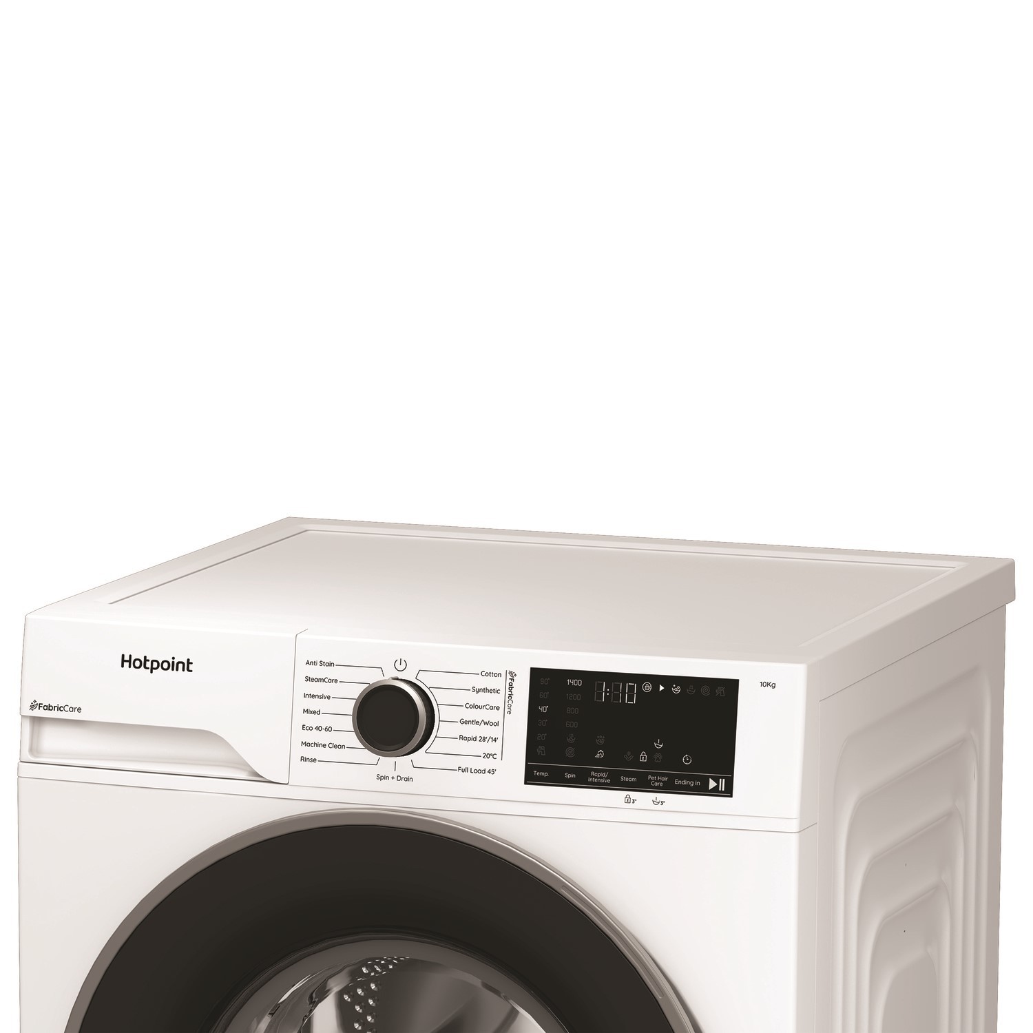 Hotpoint HB103CAREUK White Fabric Care 10KG Freestanding Washing Machine - image 5