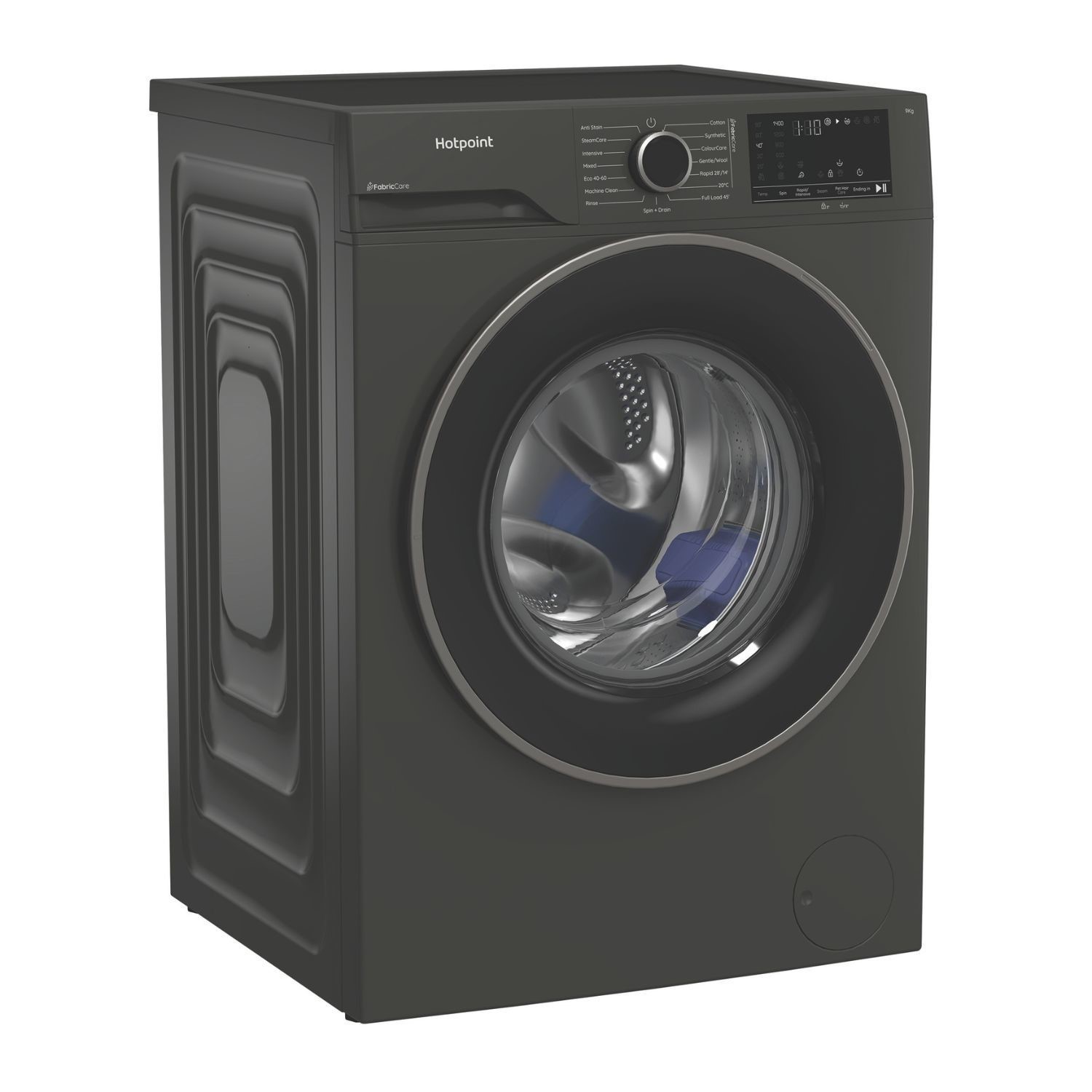 Hotpoint HB93GCAREUK Grey Fabric Care 9KG Freestanding Washing Machine - image 2