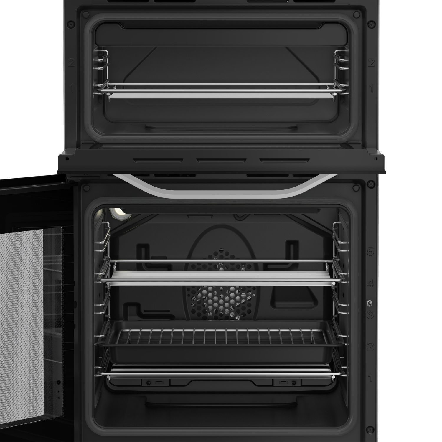 Hotpoint HDE5VDCW White 50cm Electric Freestanding Double Cooker - image 3