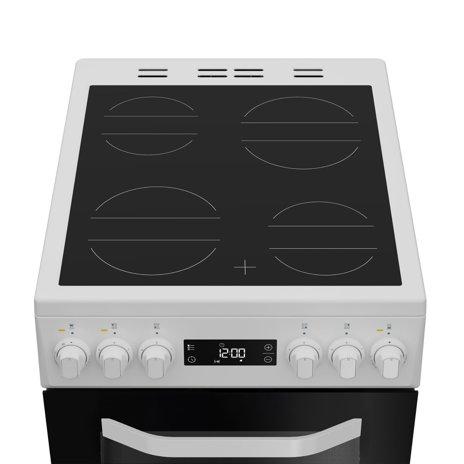 Hotpoint HDE5VDCW White 50cm Electric Freestanding Double Cooker - image 5