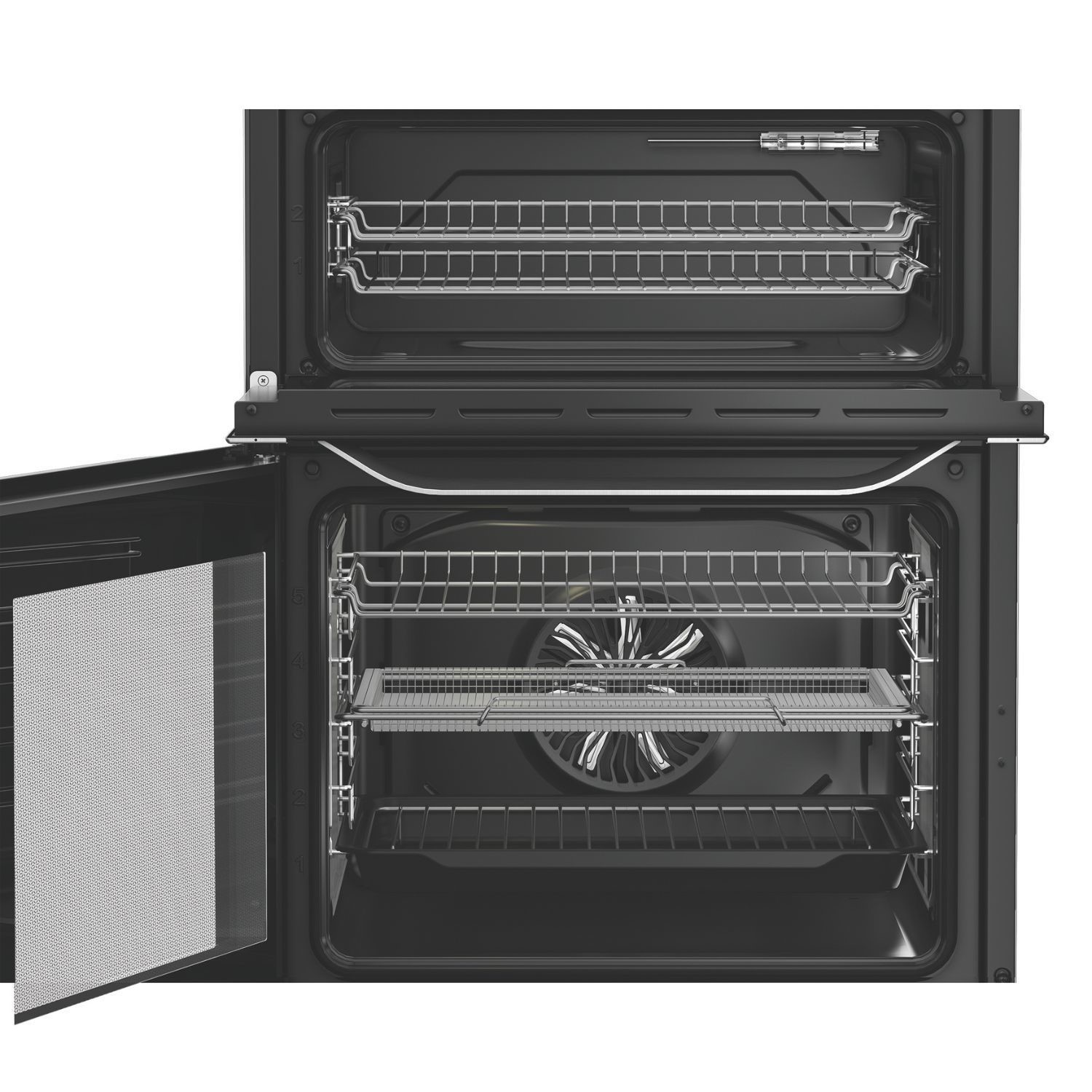 Hotpoint HDE6VDCAX Stainless Steel 60cm Electric Freestanding Double Cooker With Air Fry - image 3