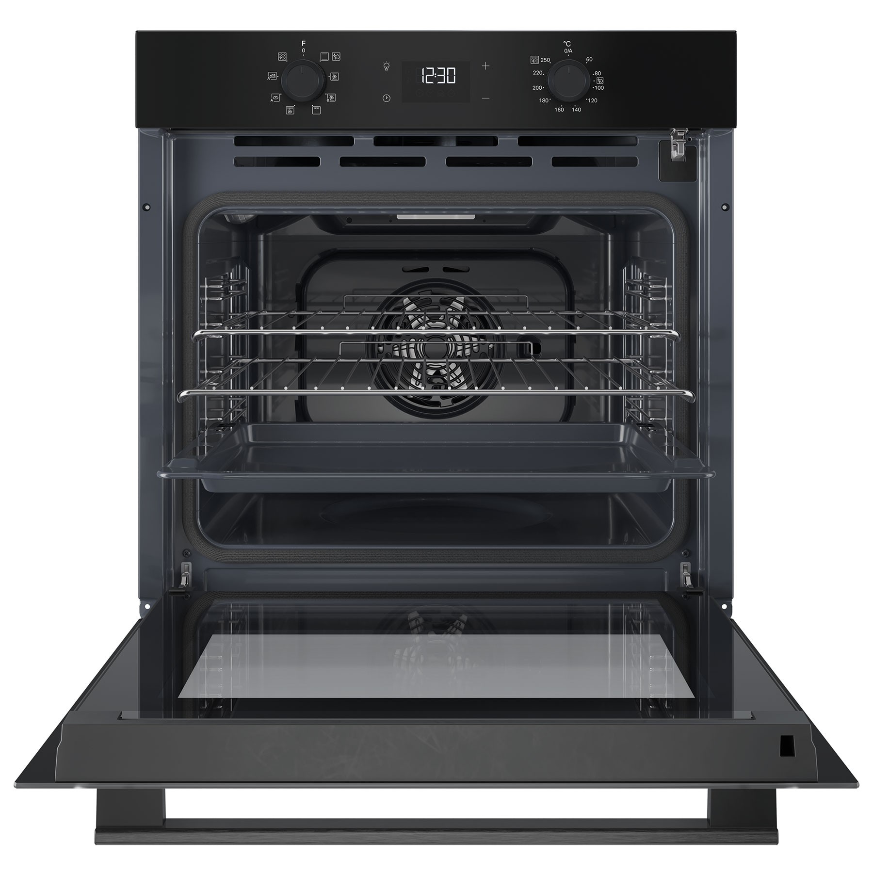 Hotpoint HO475PBUK Class 2 Black Multiflow DualClean Built In Electric Single Oven - image 2