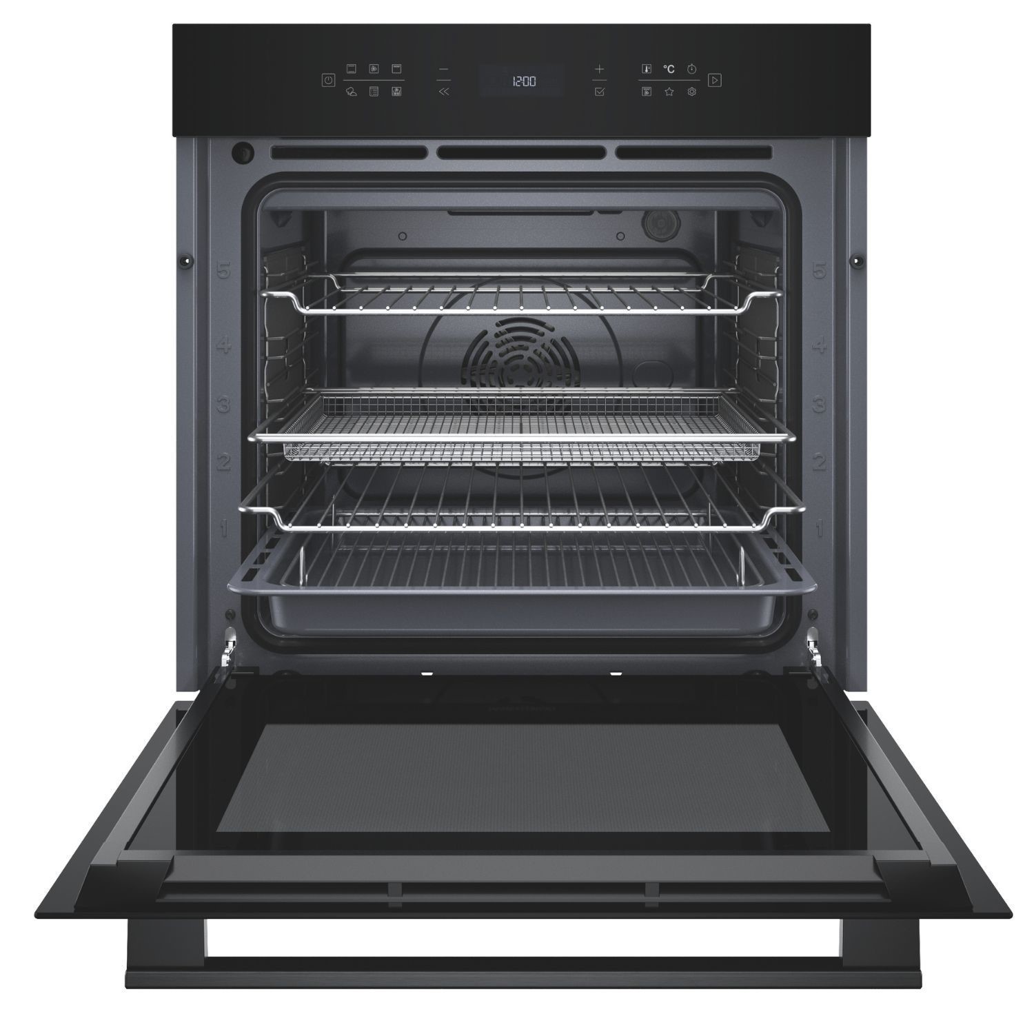 Hotpoint HOI68CT0SBUK Class 6 Black Built In Electric Single Oven With Air Fry - image 3