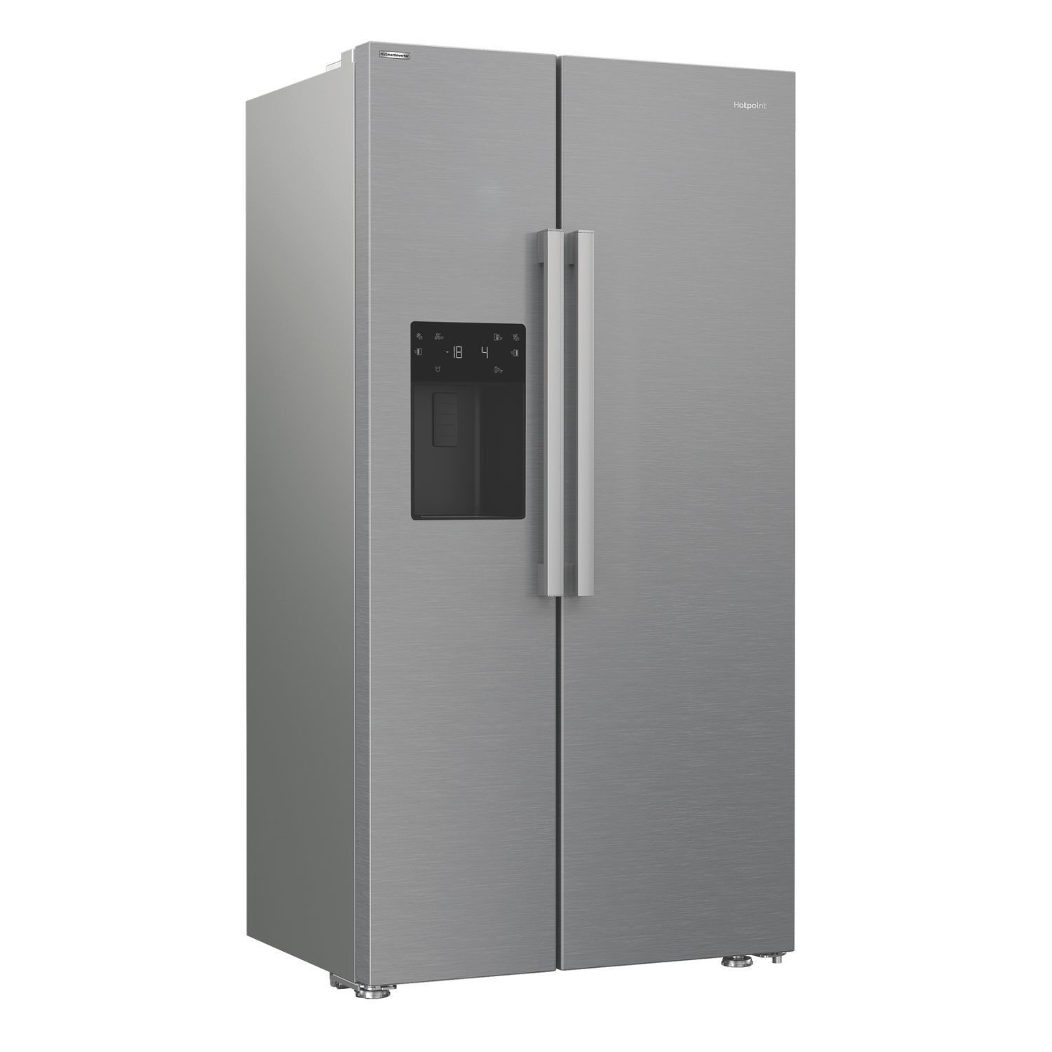 Hotpoint HPG26573WXP4 Inox Dual No Frost Side By Side American Fridge Freezer With Water & Ice Dispenser - image 2