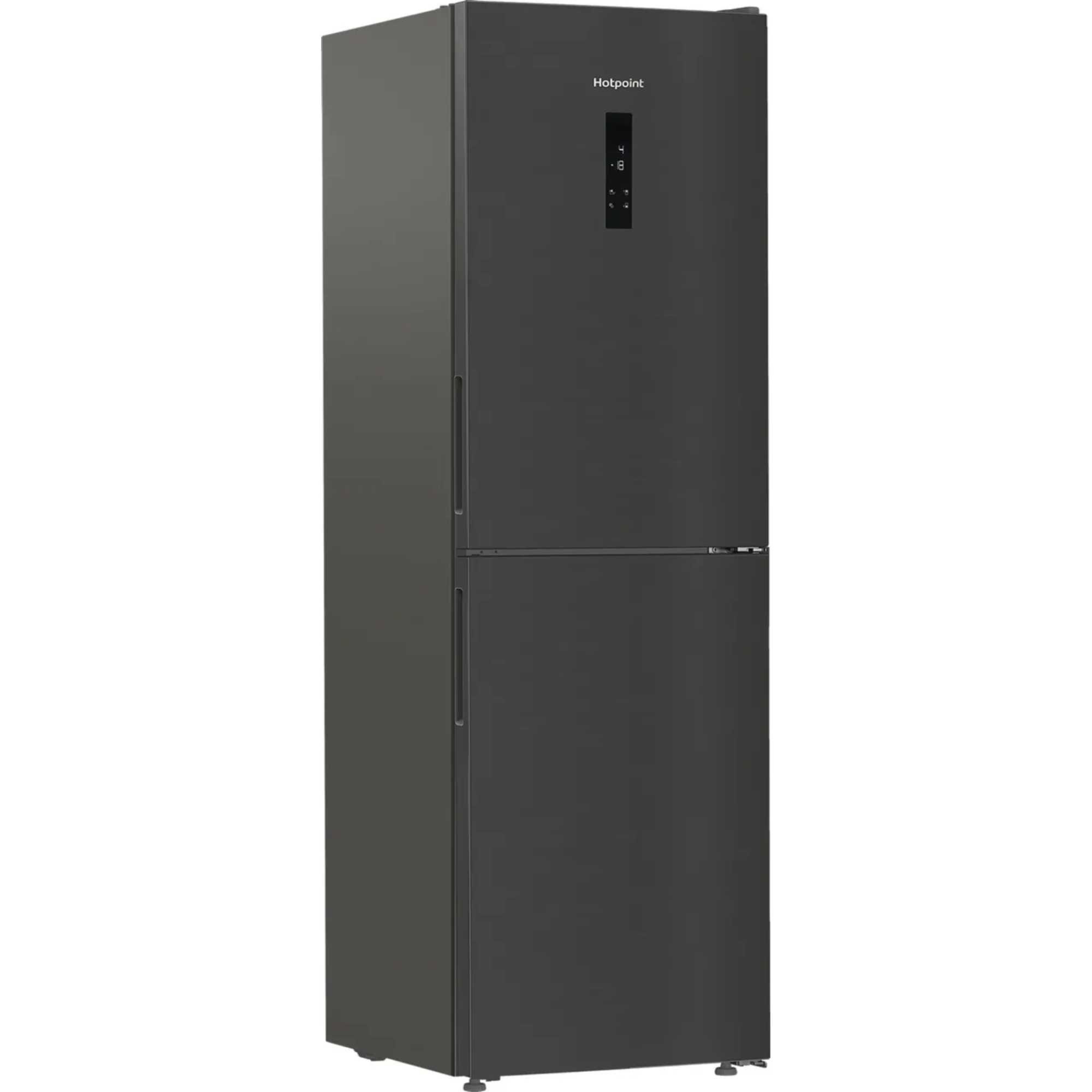 Freestanding 317 Litre fridge freezer in dark inox finish, featuring a sleek design, VitalCare technology, and a digital control panel on the front.