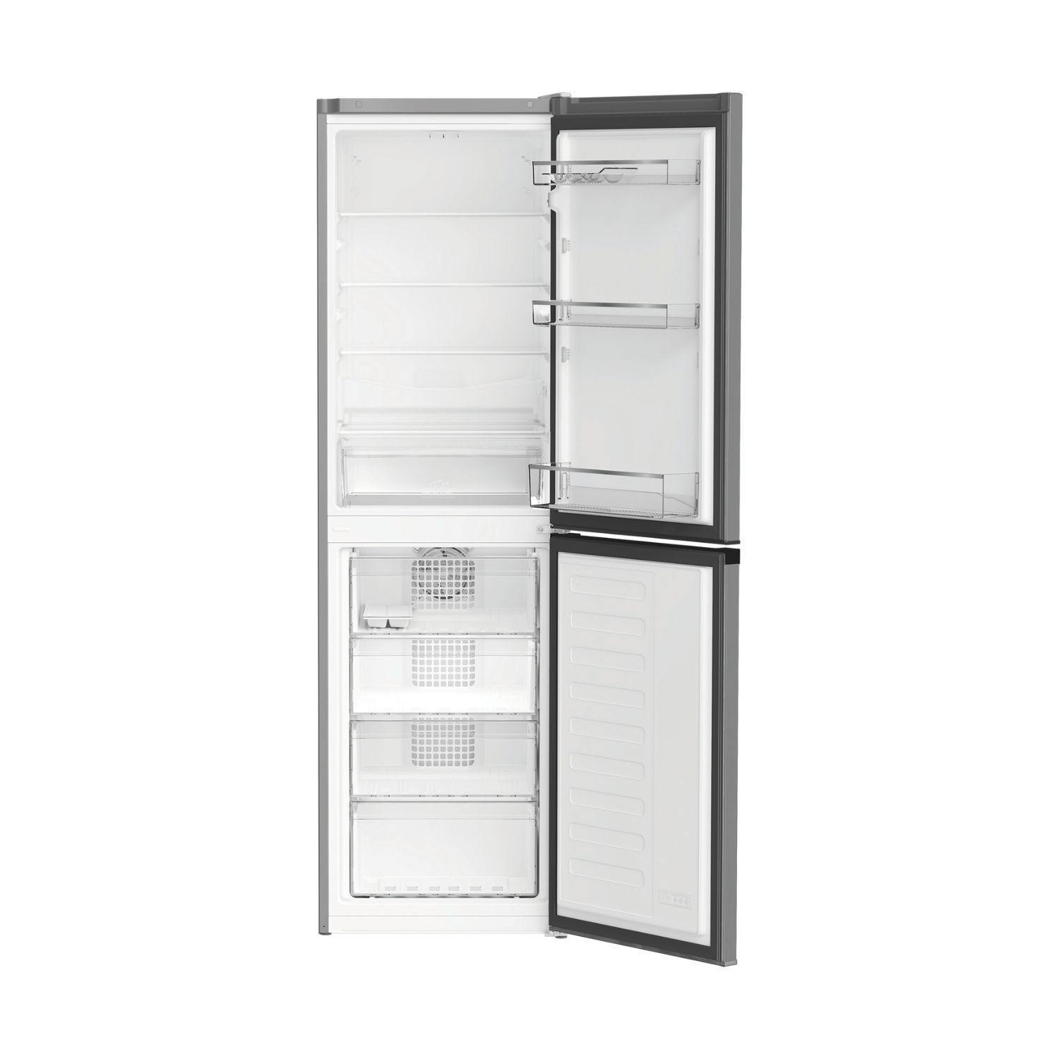 Hotpoint HPKH1261S4 Silver 55cm 50/50 Frost Free Freestanding Fridge Freezer - image 3