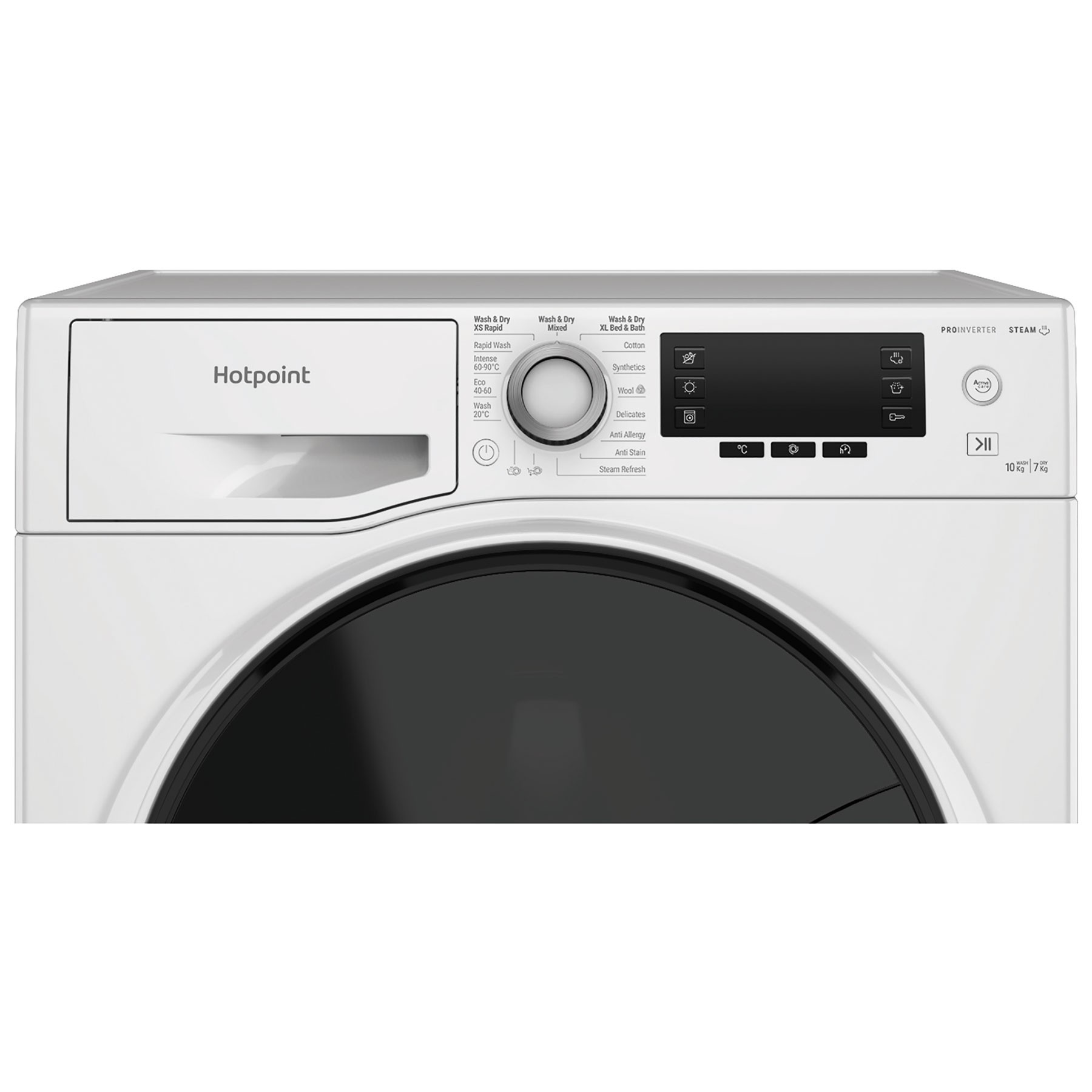 Hotpoint NDD10748DA White 10/7KG 1400RPM Freestanding Washer Dryer - image 5