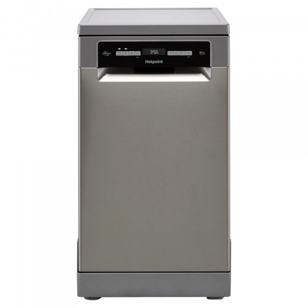 Hotpoint Ultima HSFO3T223WX Stainless Steel Slimline 10 Place Freestanding Dishwasher - image 2