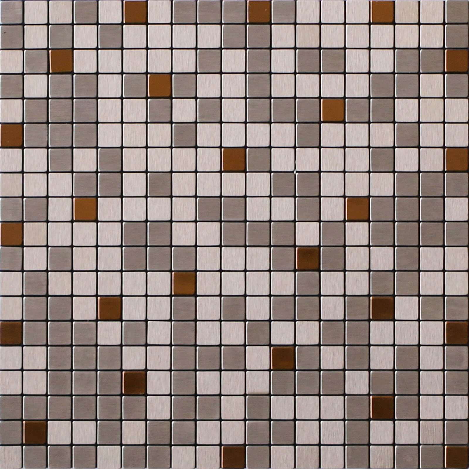 House of Mosaics Riyadh Copper Self Adhesive Mosaic Tile - image 2