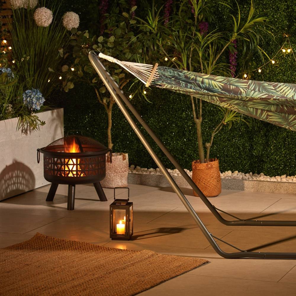 Ibiza 1 Person Palm Leaf Hammock with Stand - image 3
