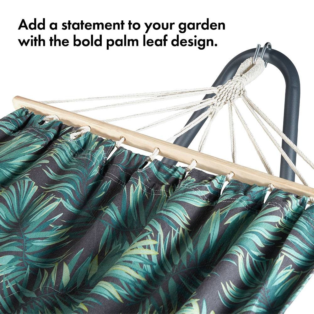Ibiza 1 Person Palm Leaf Hammock with Stand - image 5