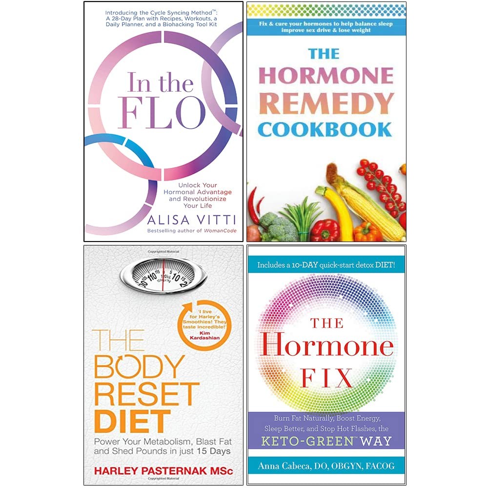 In the Flo, The Hormone Fix, Body Reset Diet, The Hormone 4 Books Collection Set - image 2