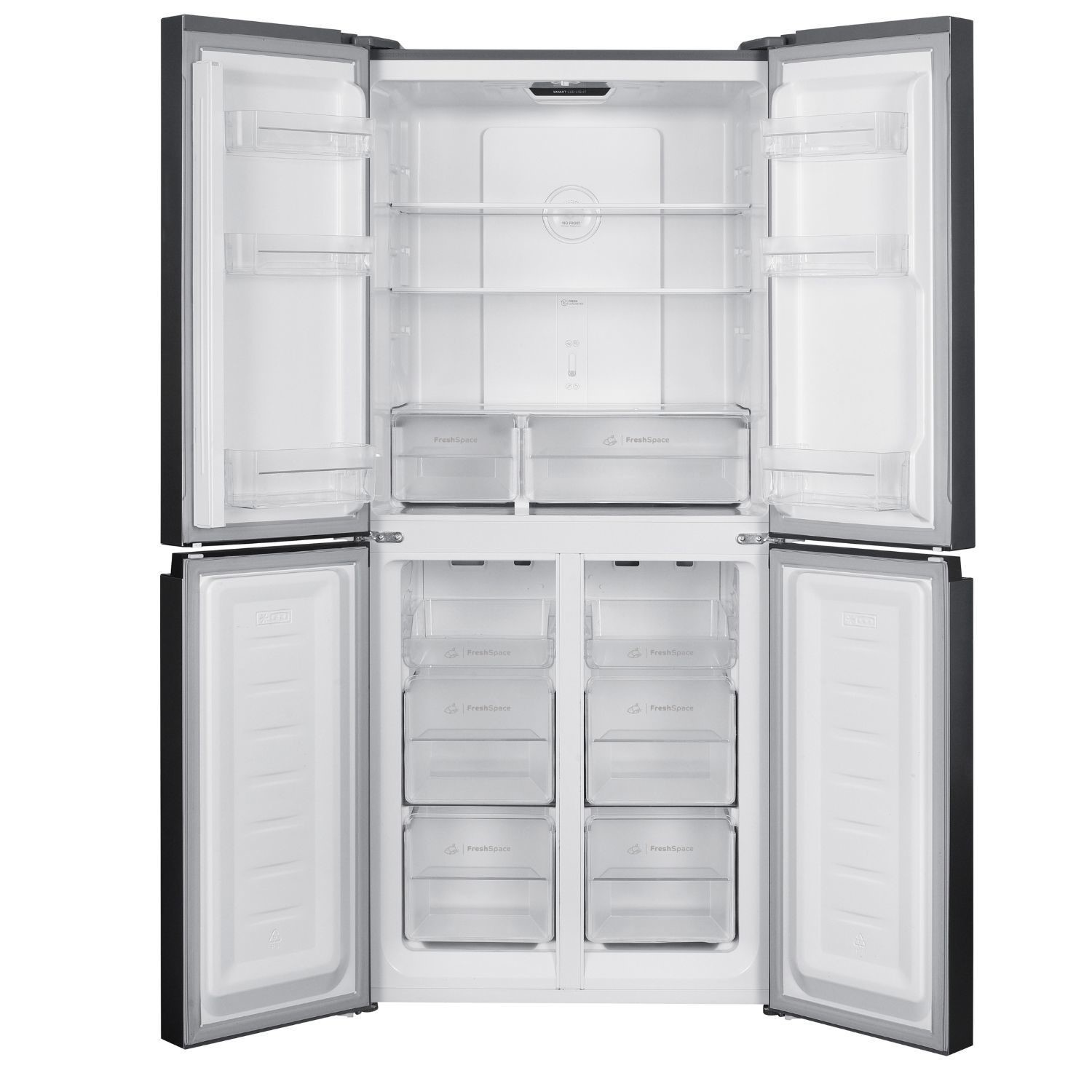Indesit INGF6421XP4 Stainless Steel 4 Door Total No Frost 79.5cm American Fridge Freezer - image 2