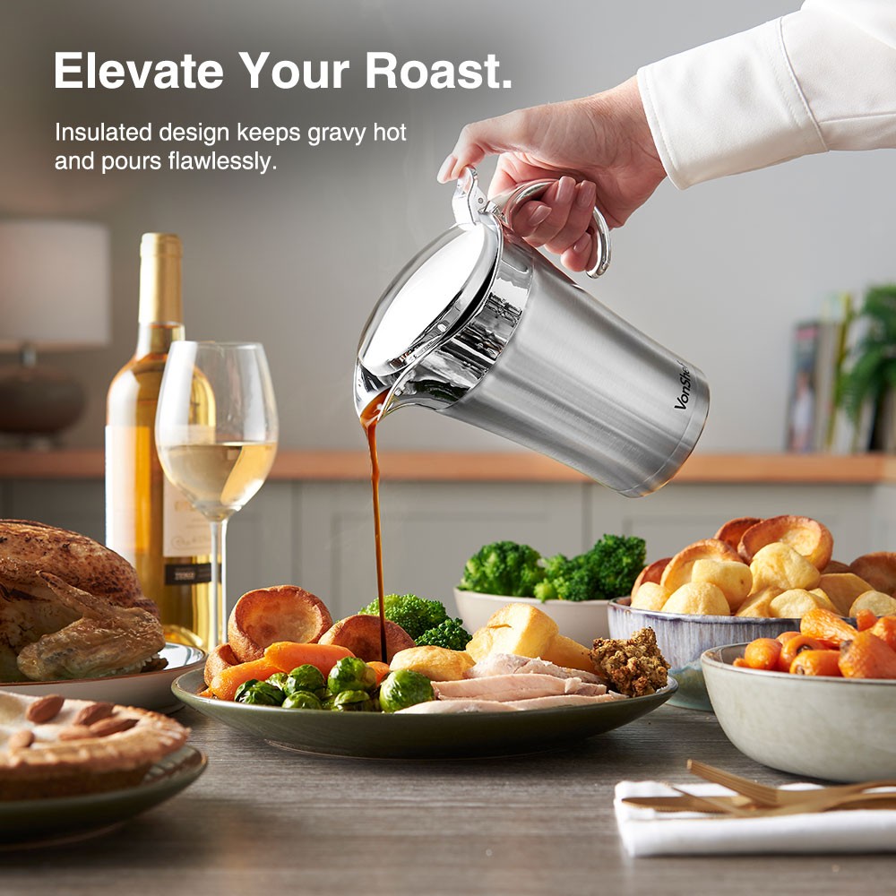 Insulated Gravy Jug with Lid – 750ml - image 4