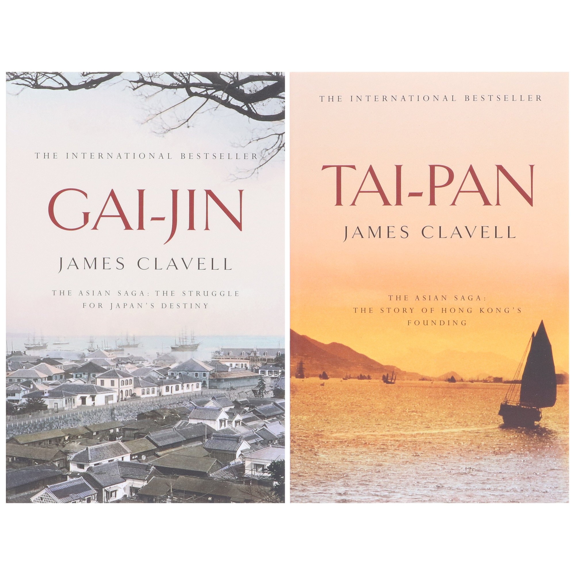 James Clavell Asian Saga 2 Book Set Tai-Pan And Gai-Jin Classic Historical Adventure - image 2