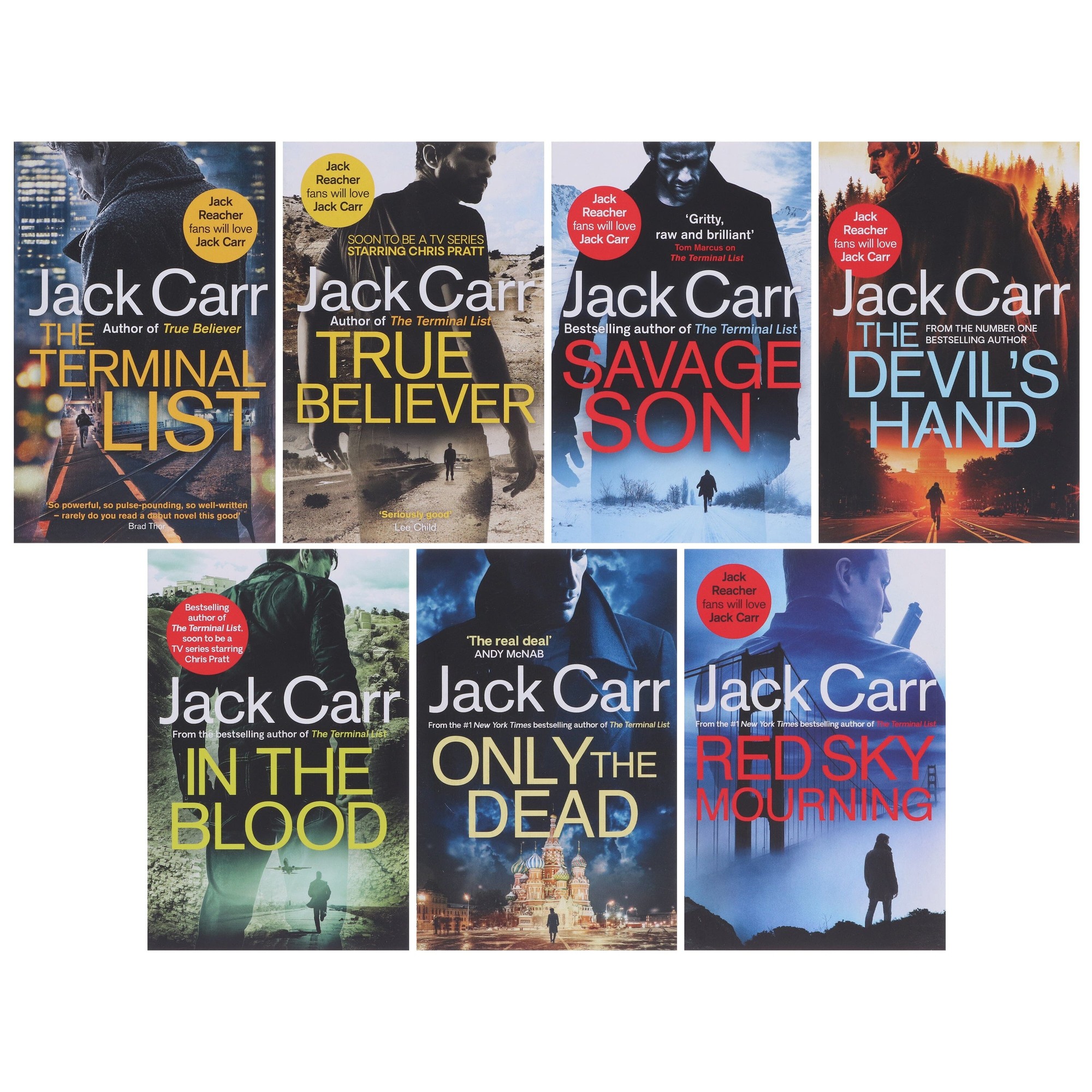 James Reece Series 7 Book Set By Jack Carr - image 2