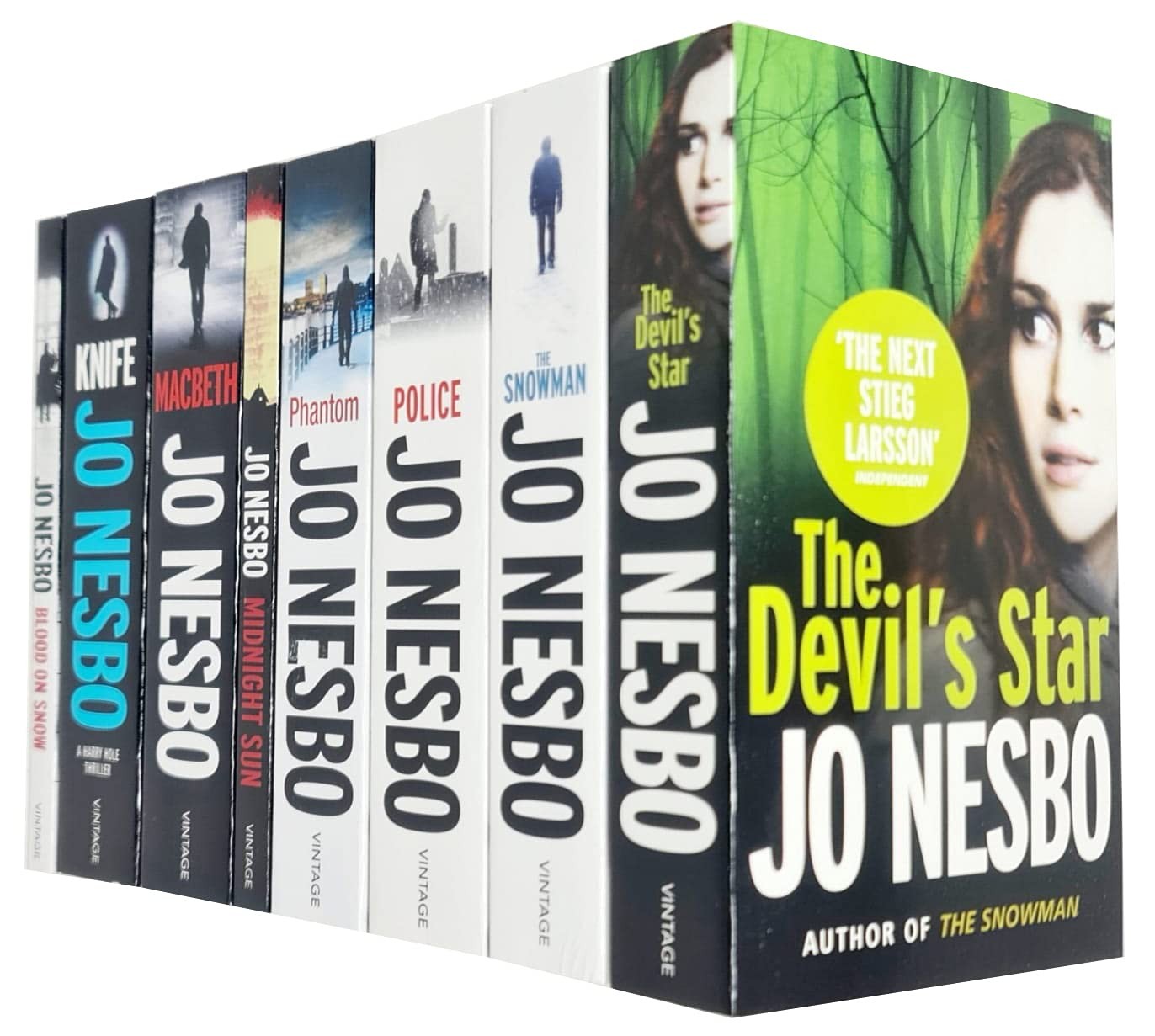 Jo Nesbo 8 Books Collection Set (The Devil's Star, The Snowman, Police, Phantom, Knife) - image 2