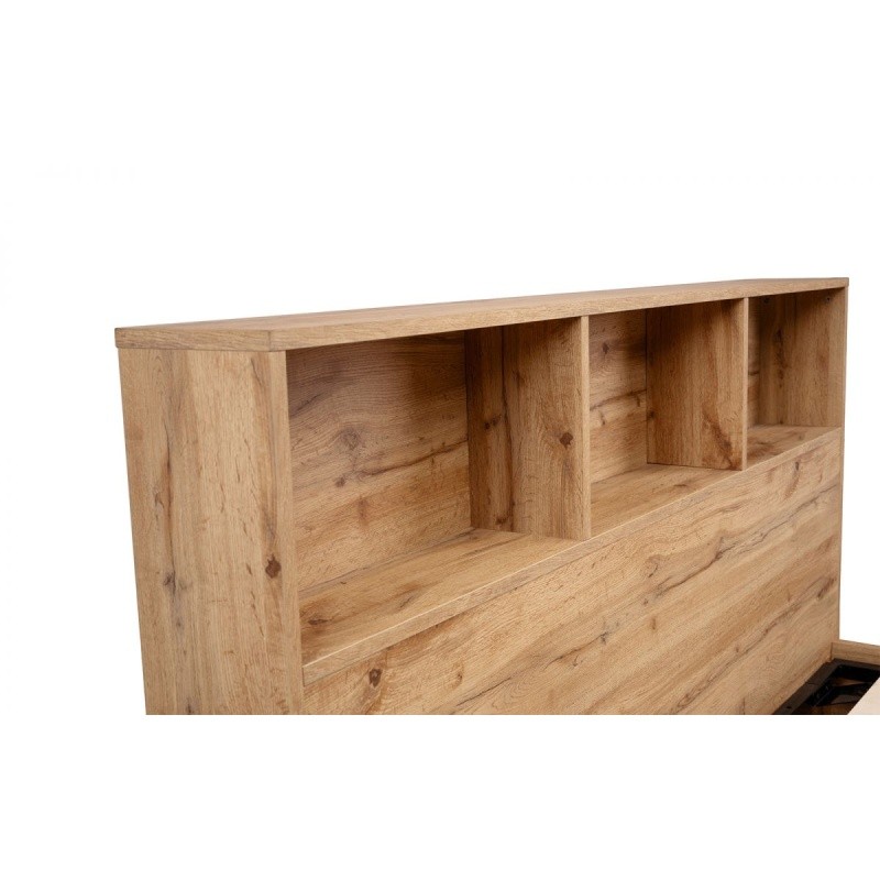 Julian Bowen Bali Double Light Oak Storage Ottoman Bed - image 3