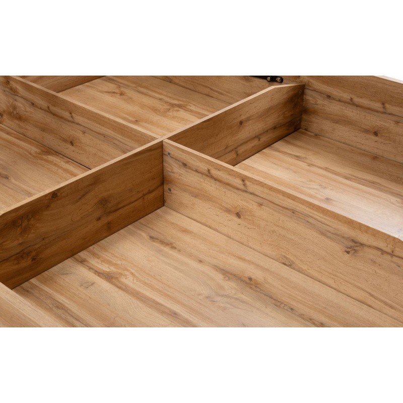 Julian Bowen Bali Double Light Oak Storage Ottoman Bed - image 4