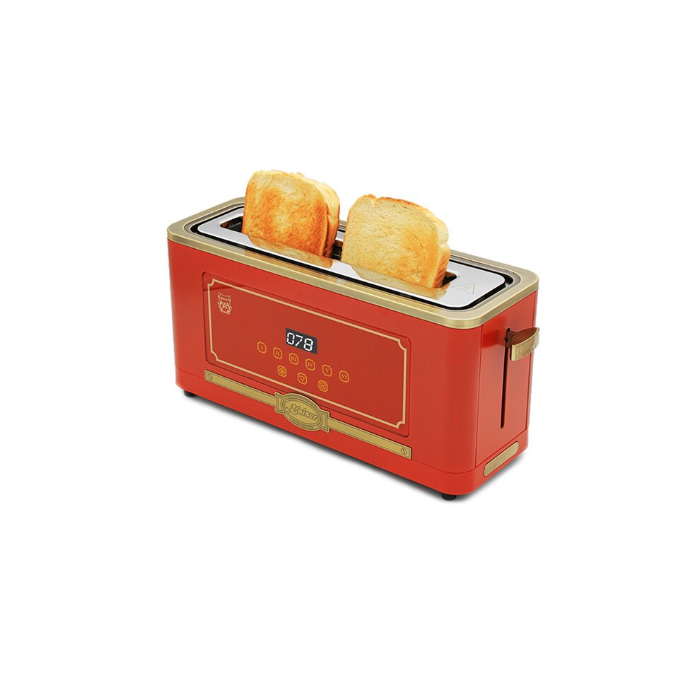 Kaiser Empire Vintage Bordeaux Red Electric 2 Slice Toaster - image 2