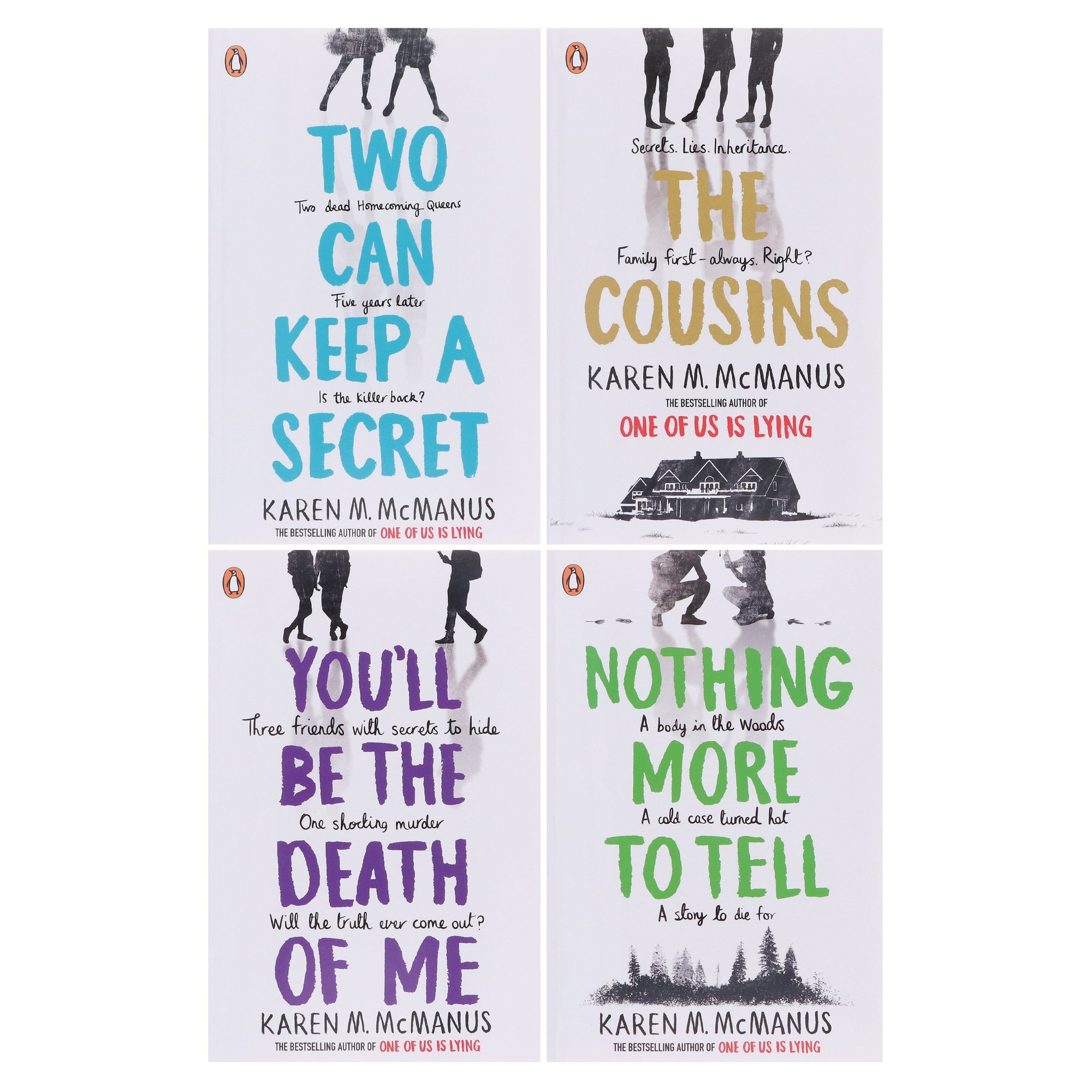 Karen M. McManus 4 Books Collection Set (Two Can Keep a Secret, You'll Be the Death of Me, The Cousins and Nothing More to Tell) - image 2