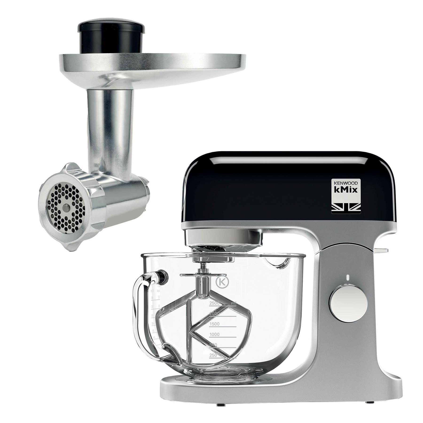 Kenwood kMix KWPK16 Black 5L Stand Mixer and Food Mincer Set - image 2
