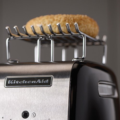 KitchenAid Artisan 5KMT2204BOB Onyx Black 2 Slice Toaster - image 2