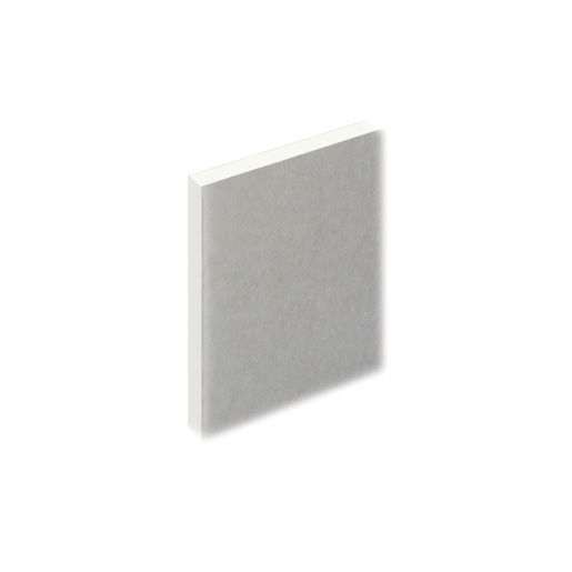 Knauf Wallboard in square edge design, measuring 1800mm x 900mm x 9.5mm, features a smooth, light gray surface ideal for drywall applications.