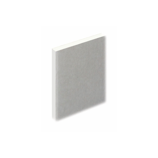 Square edge drywall sheet in light gray, measuring 2400mm x 1200mm x 9.5mm, designed for interior wall applications by Knauf Drywall.