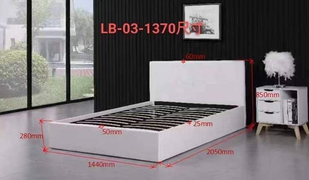 Kosy Koala Ottoman Storage Bed: Small Double/White - image 3