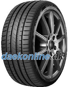 Kumho ECSTA SPORT S PS72 XL FP TL 265/35 R18 97Y summer tyre featuring a sleek black rubber design with deep grooves for enhanced grip and a stylish silver alloy wheel.